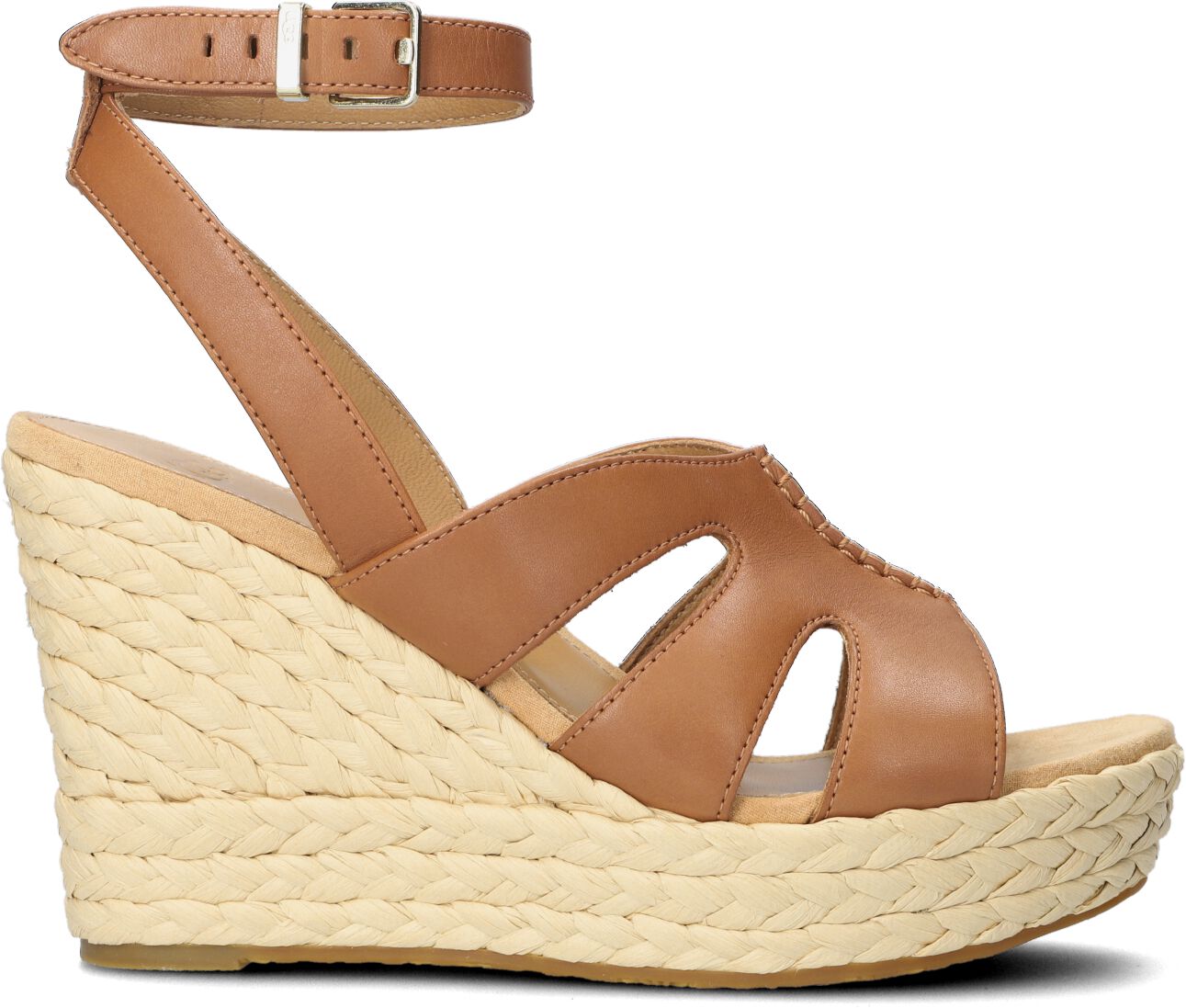 UGG Sandalen
Dames W Careena, Maat: 36, Materiaal: Leer, Kleur: Cognac