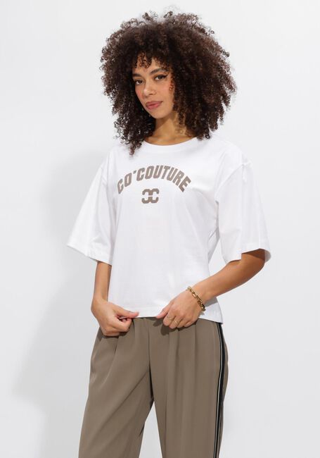 Witte CO'COUTURE T-shirt ZENGACC TEE O-NECK - large