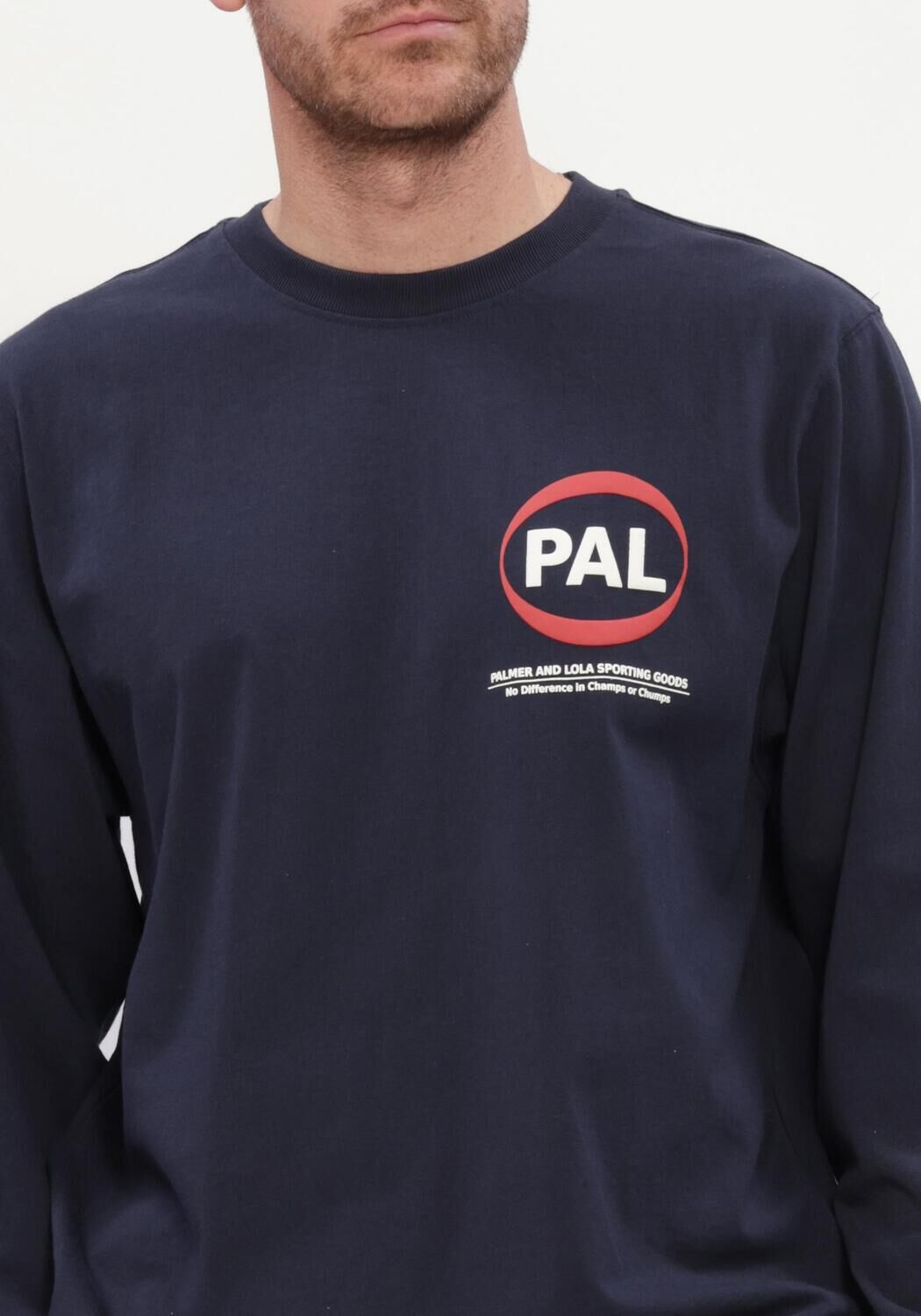 Donkerblauwe PAL Sporting Goods T-shirt PRE GAME LONGSLEEVE - large