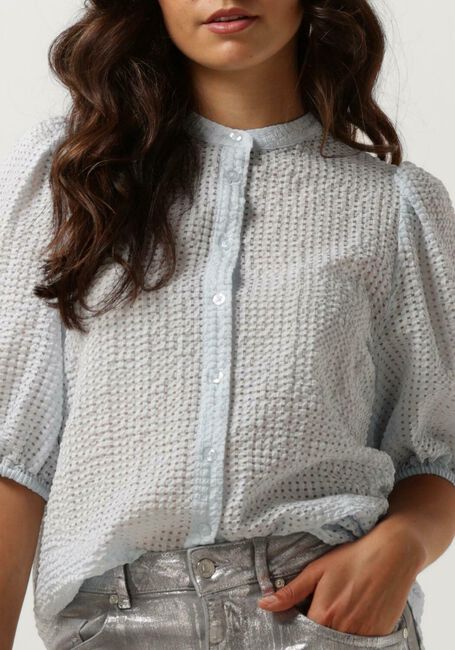 Lichtblauwe SECOND FEMALE Blouses TASCHA SHIRT - large