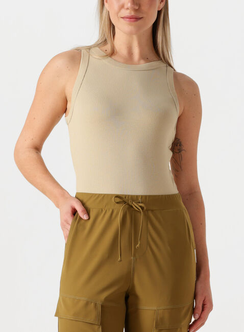 Beige PENN & INK Top SINGLET - large