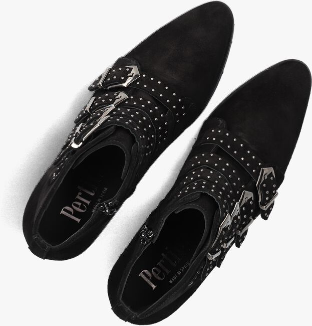 Zwarte PERTINI Enkellaarsjes 12368 Zwarte PERTINI Enkellaarsjes 12368 - large