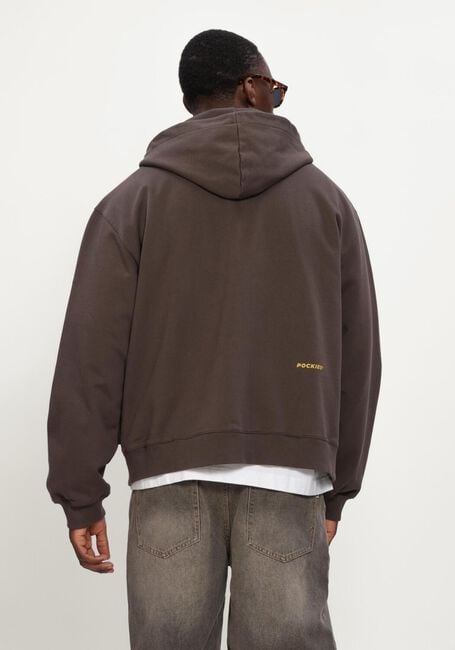Bruine POCKIES Sweater OOO ZIP HOODIE - large