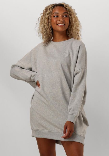 Grijze CO'COUTURE Mini jurk CLEAN OVERSIZED SWEAT DRESS - large