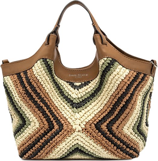 Gianni Chiarini Gianni Chiarini Schoudertas Dames Dua 12189, Materiaal: Raffia