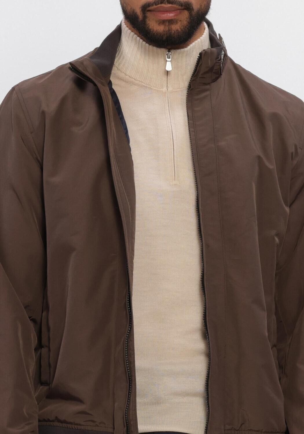 Zwarte WOOLRICH Jack SPRING LEWIS BOMBER - large