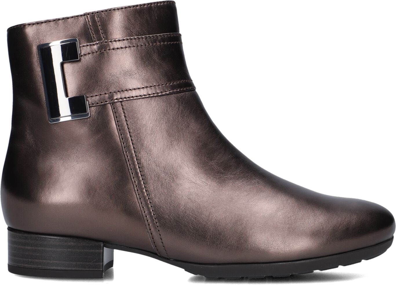 Gabor Enkellaarsjes
Dames 712, Maat: 37, Materiaal: Leer, Kleur: Brons