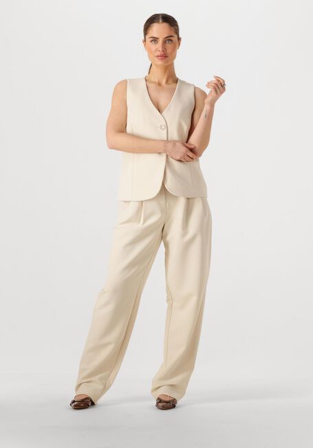 Beige CO'COUTURE Pantalon VOLACC BARREL PLEAT LONG PANT - large