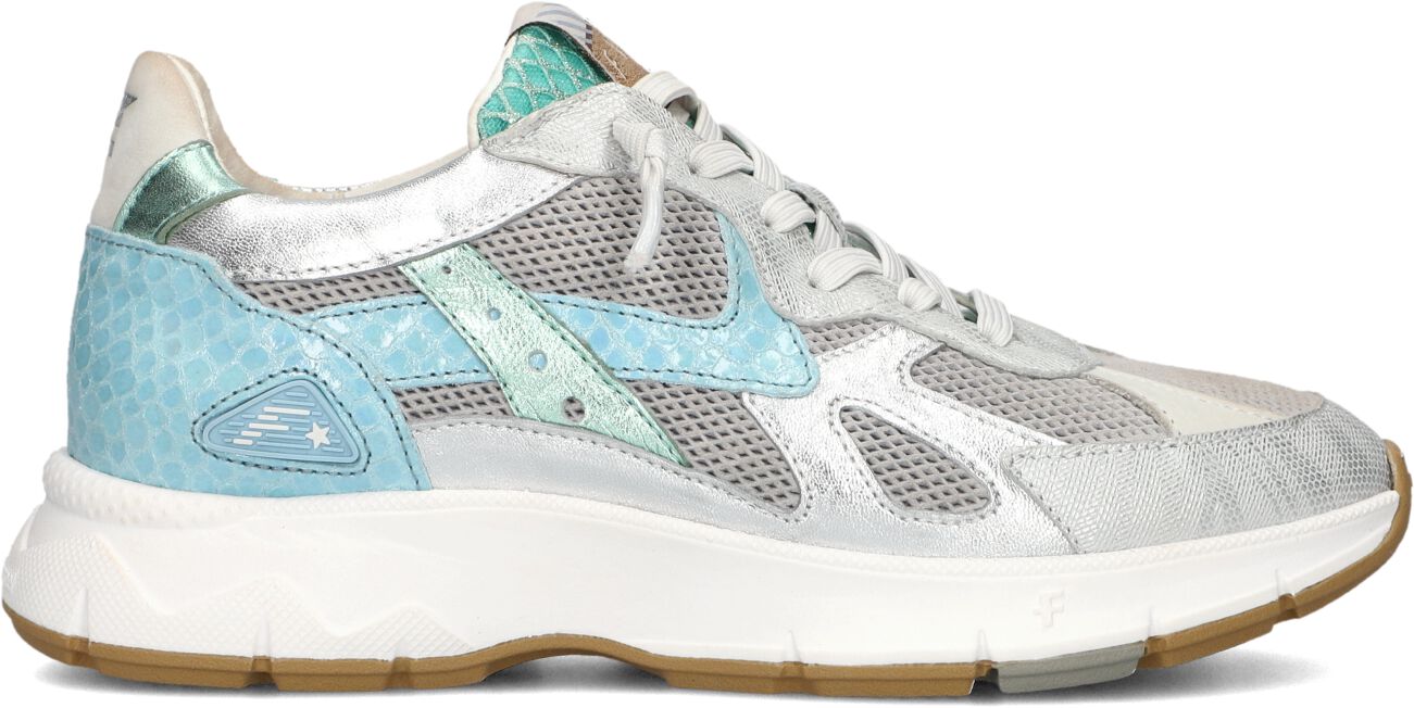 Floris van Bommel Lage Sneakers Dames Sfw-10152 Daysi, Maat: 37,5, Materiaal: Textiel, Kleur: Zilver afbeelding 1