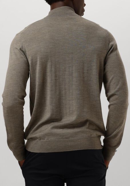 Groene PROFUOMO Trui PULLOVER MOCK - large