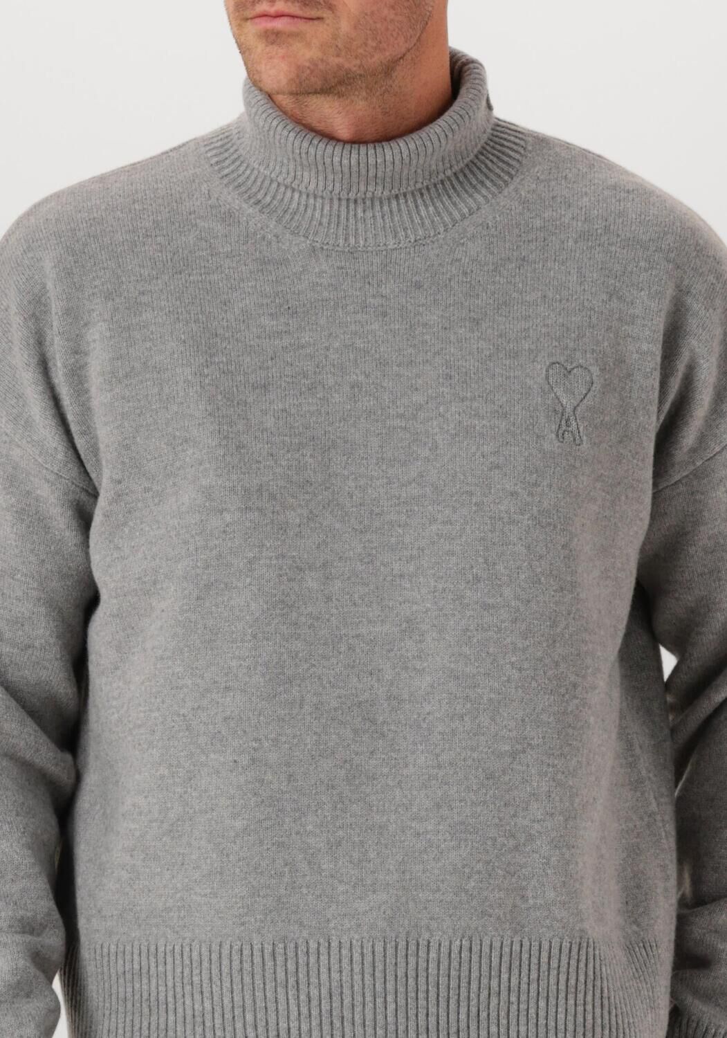 Grijze AMI PARIS Coltrui ADC SWEATER - large
