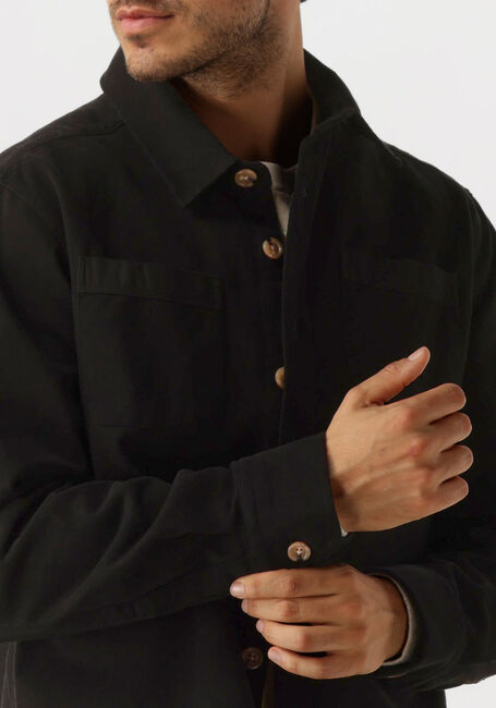Zwarte FORÉT Overshirt FELLOW TWILL SHIRT - large
