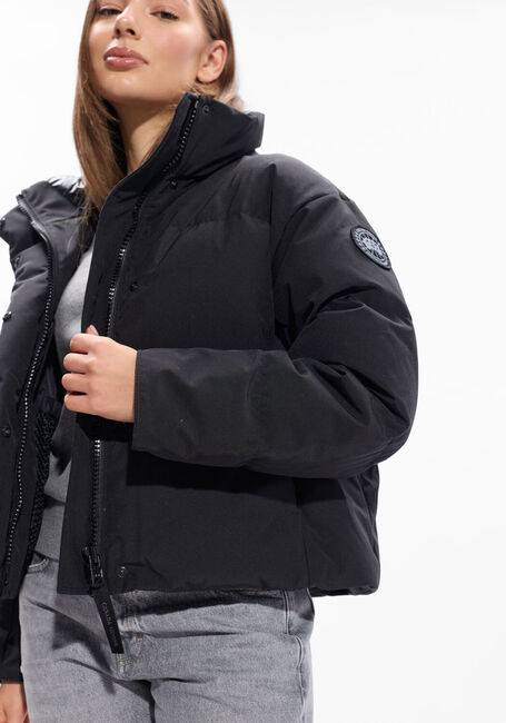 Zwarte CANADA GOOSE Gewatteerde jas GRANDVIEW CROPPED JACKET - large