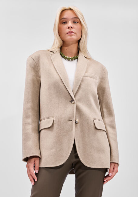 Beige ANINE BING Blazer QUINN BLAZER - large
