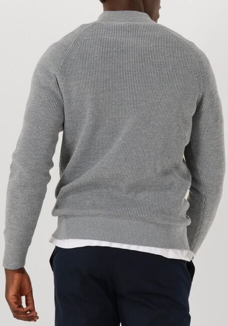 Blauwe GENTILUOMO Trui TURTLE ZIP - large
