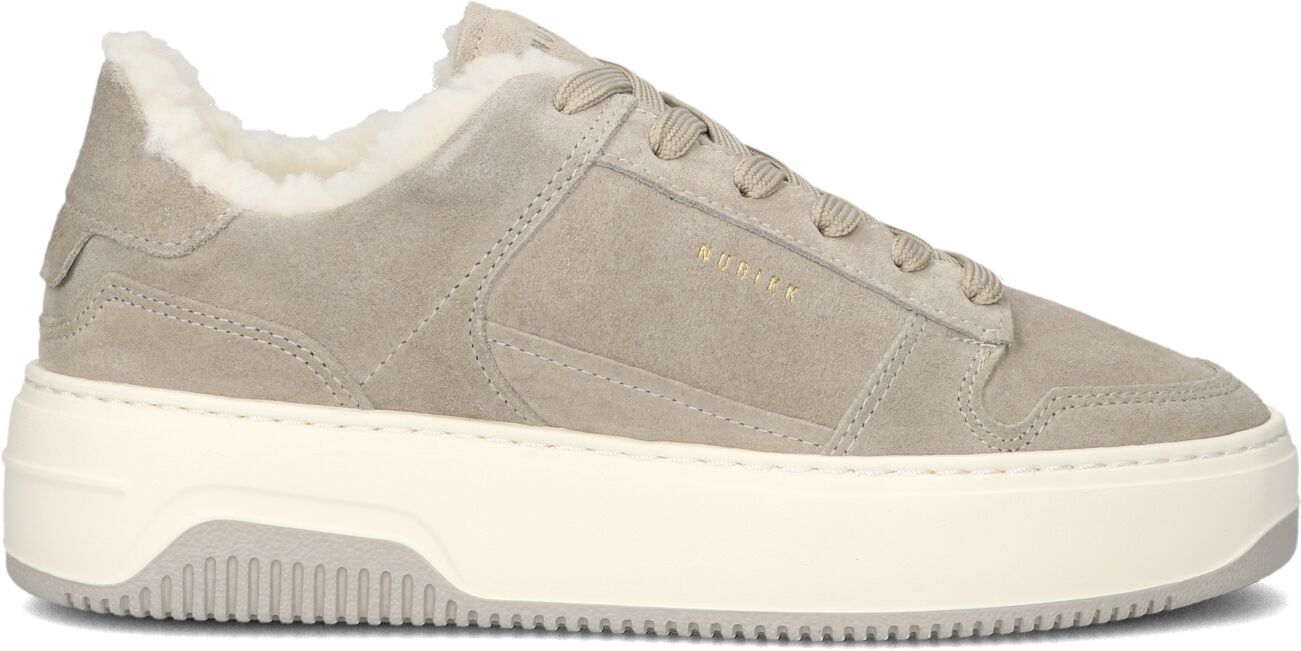 Nubikk Lage Sneakers Dames Basket Teddy, Maat: 37, Materiaal: Suède, Kleur: Grijs
