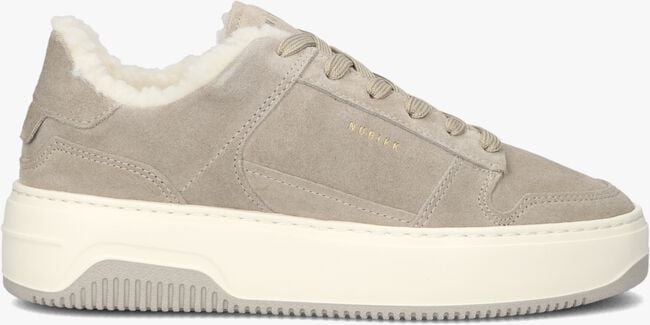 Grijze NUBIKK Lage sneakers BASKET TEDDY Grijze NUBIKK Lage sneakers BASKET TEDDY - large