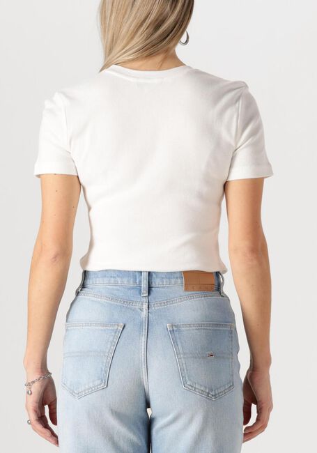 Witte TOMMY HILFIGER T-shirt SLIM CODY C-NK SS - large