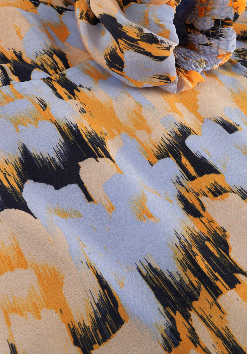 Blauwe SECOND FEMALE Midi jurk MARIGOLD WRAP DRESS - large