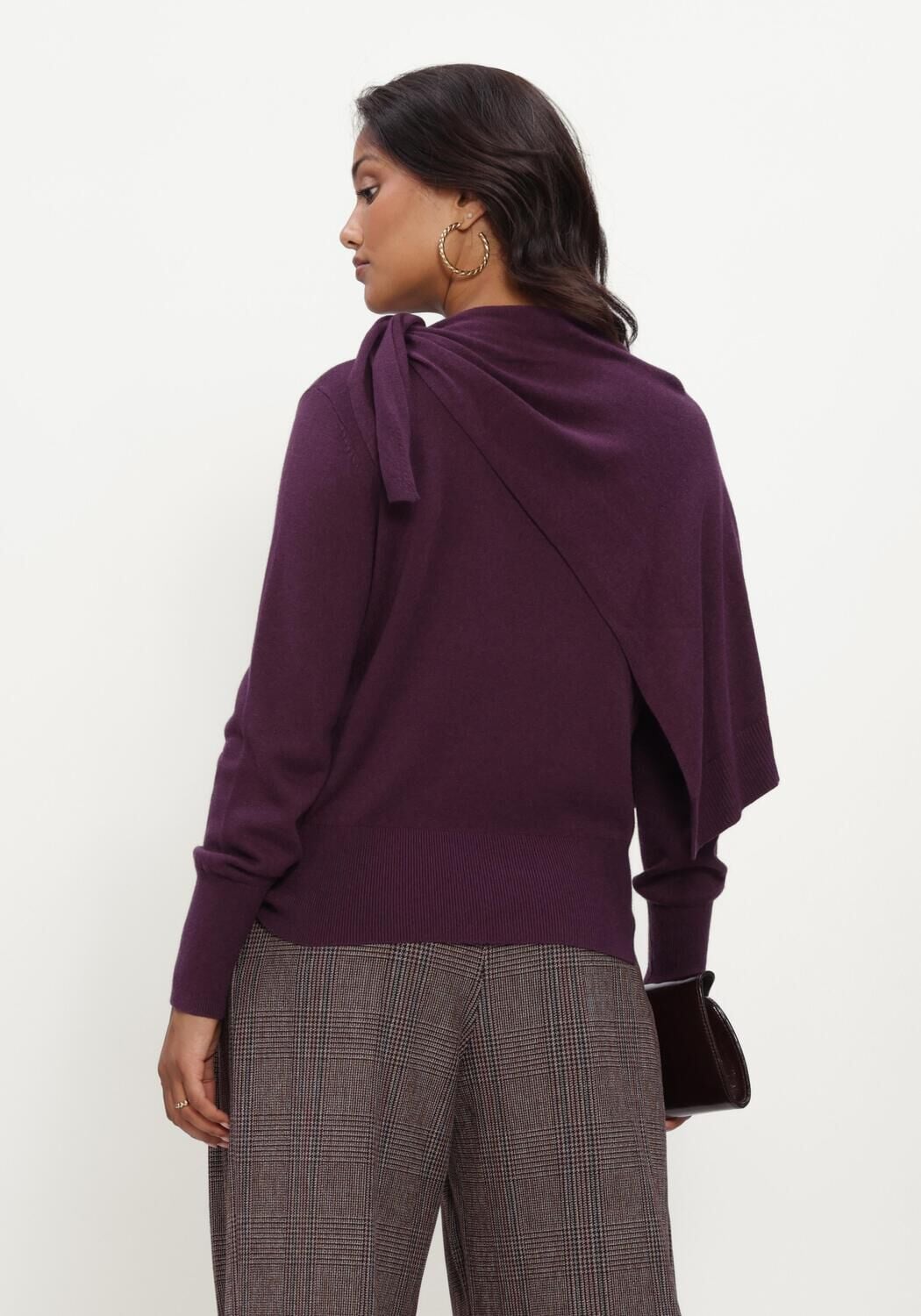 Paarse CAROLINE BISS Trui 4205 - large