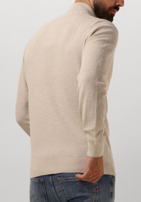 Beige PROFUOMO Trui PULLOVER HALF ZIP - large