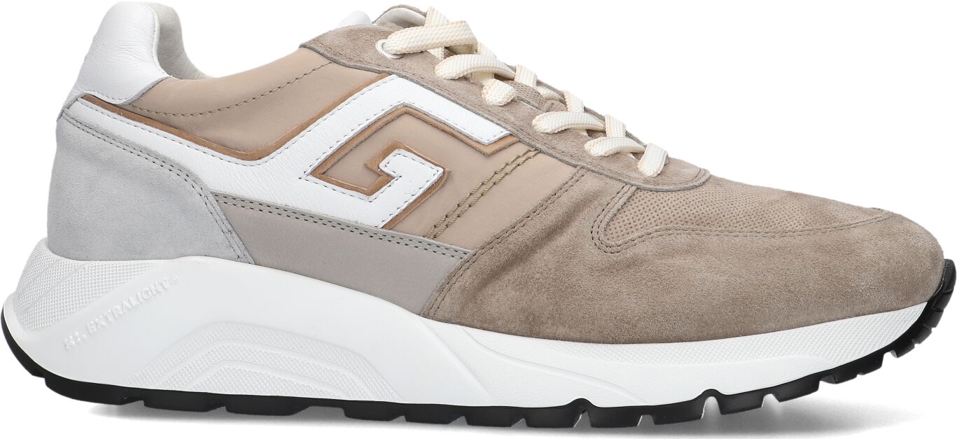 Greve Lage Sneakers Heren Arnhem, Maat: 44, Materiaal: Leer, Kleur: Beige afbeelding 1