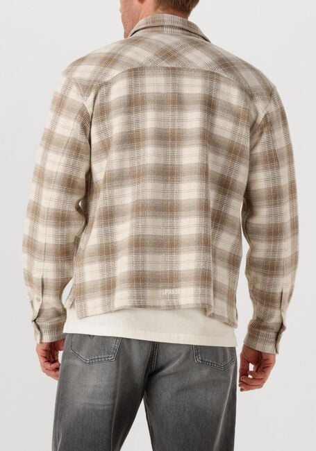 Beige REPRESENT  WAFFLE FLANNEL SHIRT - large