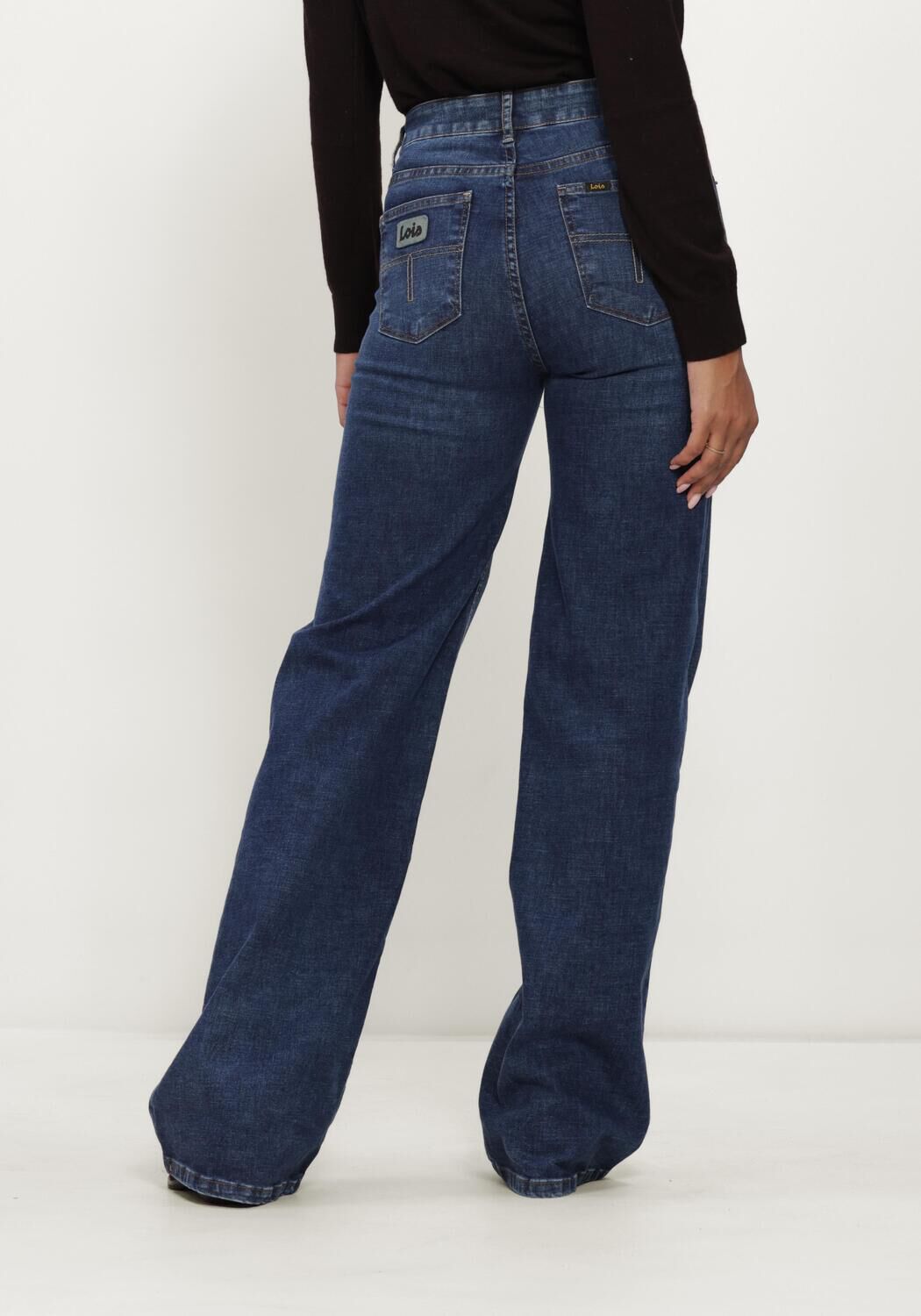 Blauwe LOIS JEANS Wijde broek PALAZZO - large