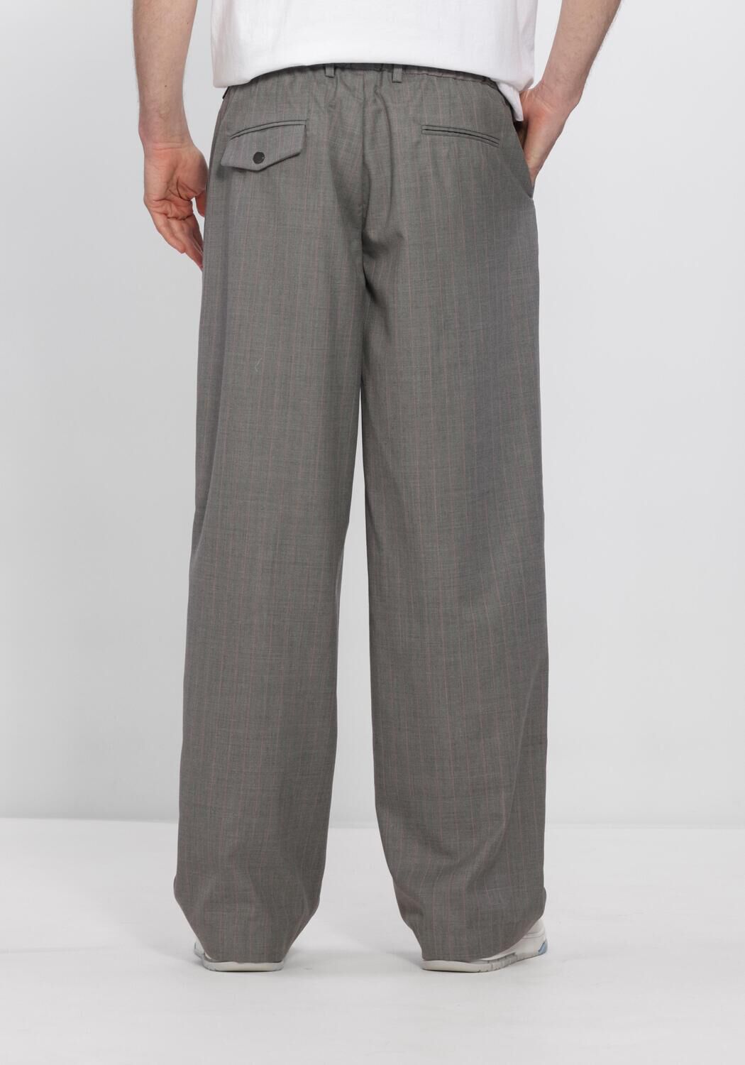 Grijze NEW AMSTERDAM SURF ASSOCIATION Chino WOOL AFTER TROUSERS - large