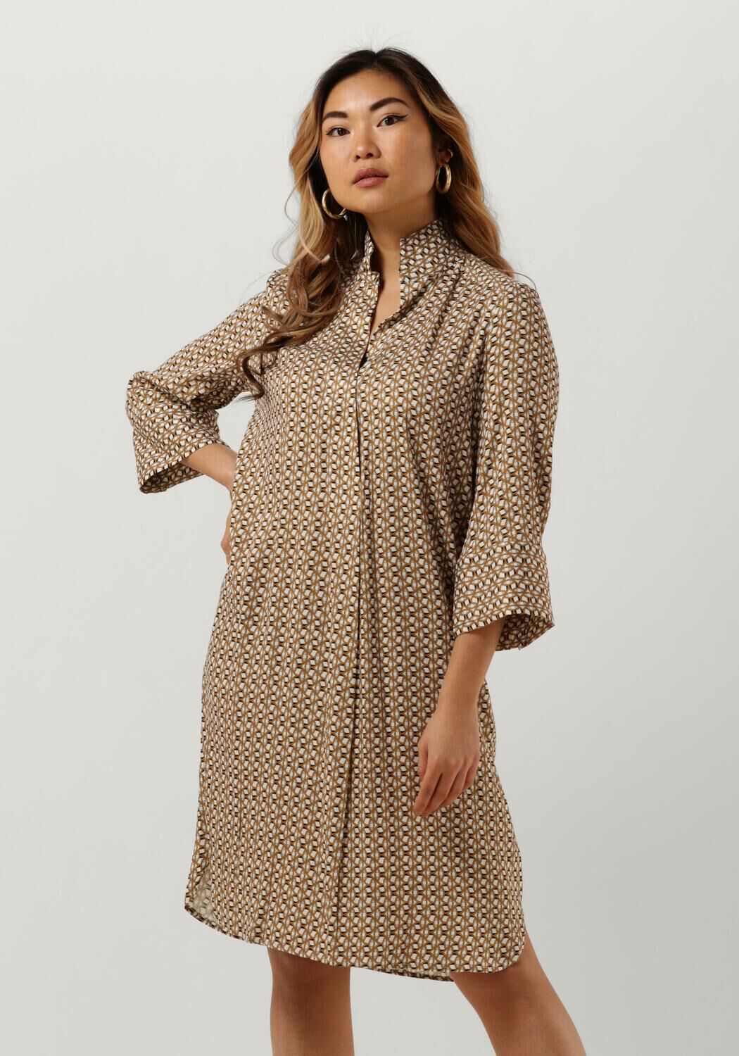 Dea Kudibal Mini Jurk Dames Kamille Ev, Maat: S, Kleur: Bruin