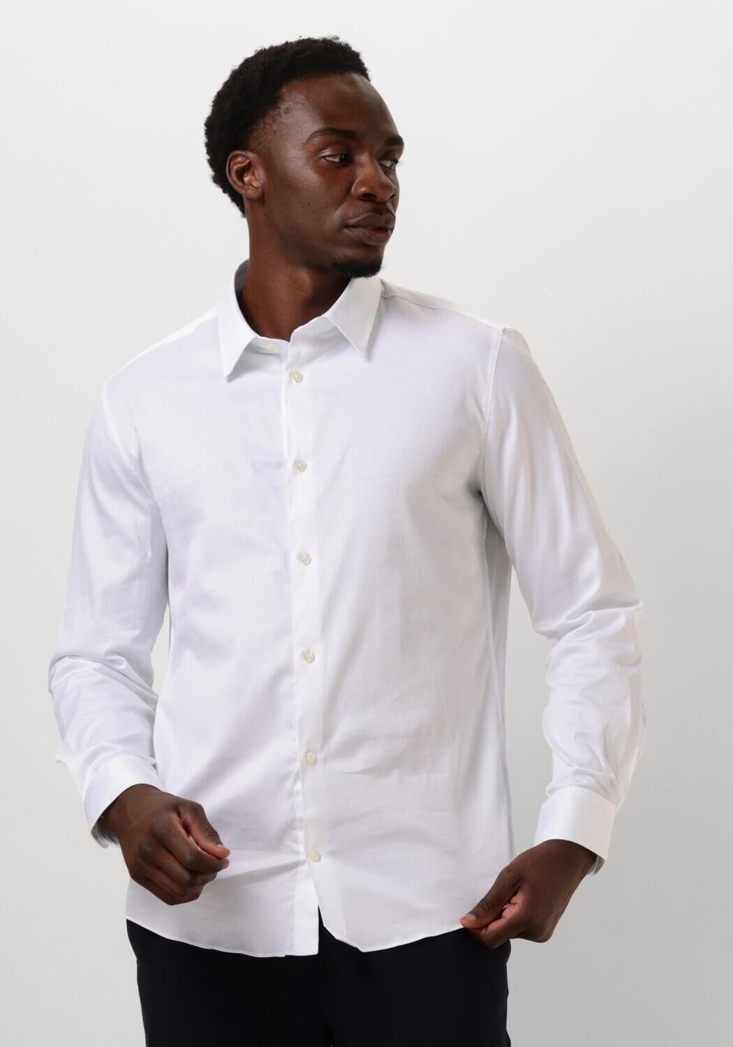 Drykorn Casual Overhemd Heren Daneel 124140, Maat: 37-0, Kleur: Wit