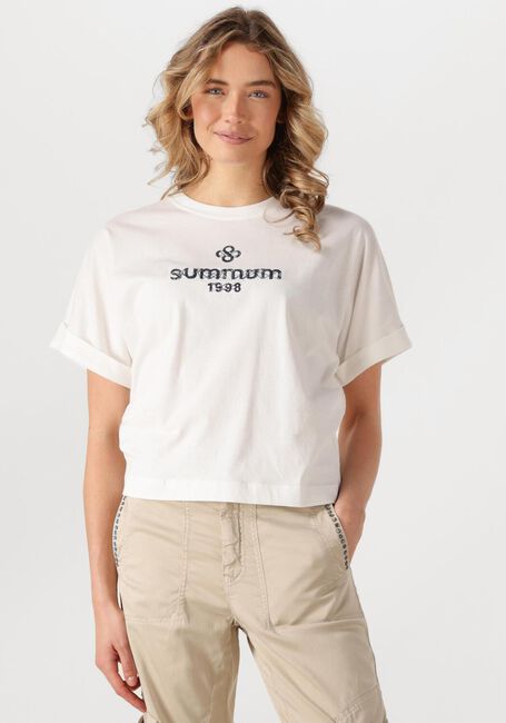 Witte SUMMUM T-shirt BOXY ARTWORK TEE - large