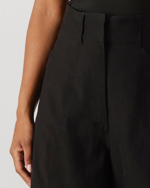 Zwarte ROHE Broeken PARACHUTE TROUSERS - large