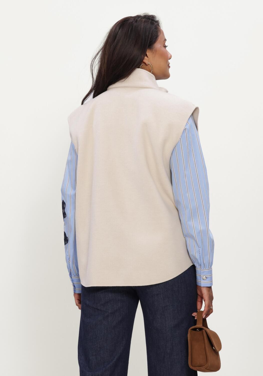 Ecru CAROLINE BISS Bodywarmer 4823 - large