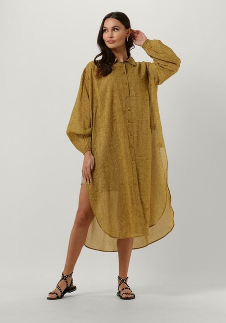 Groene MES DEMOISELLES Midi jurk SHIRT DIANE - large