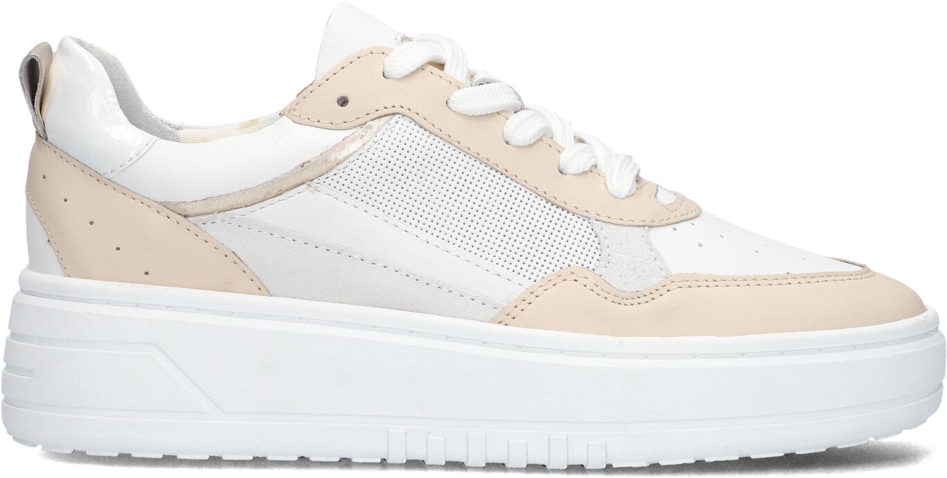 Lina Locchi Lage Sneakers Dames Anemone-09, Maat: 36, Materiaal: Leer, Kleur: Wit