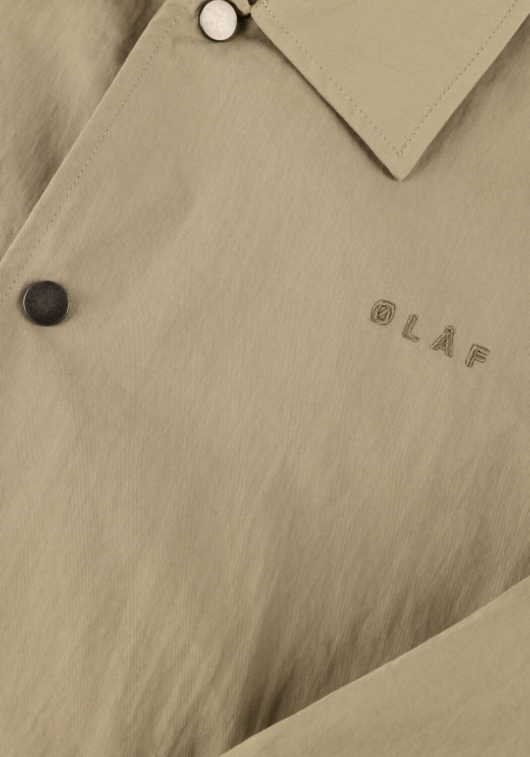 Khaki OLAF HUSSEIN Overshirt WORKWEAR COACH JACKET - large