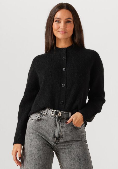 Zwarte SECOND FEMALE Trui GABBY KNIT CARDIGAN - large
