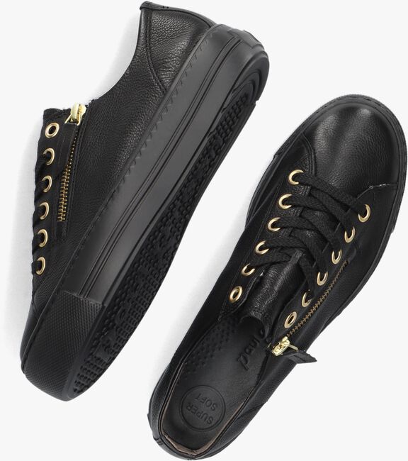 Paul Green Leren sneakers groen goedkoop kopen Paul Green Leren sneakers groen goedkoop kopen