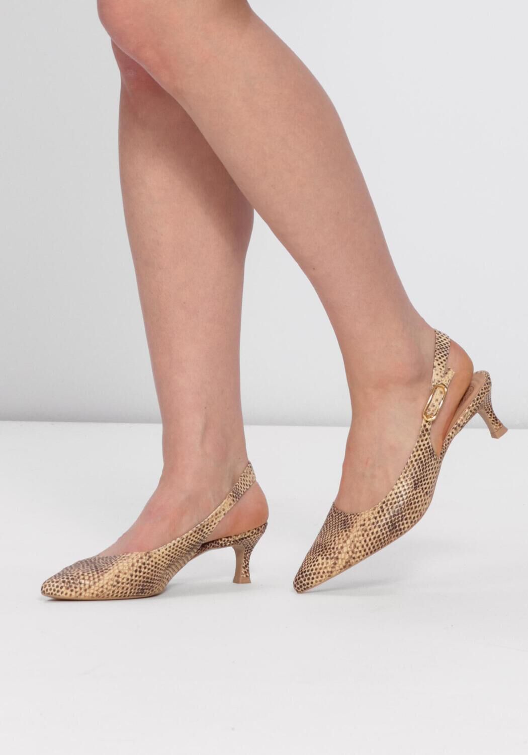 Beige UNISA Slingbacks IBON - large