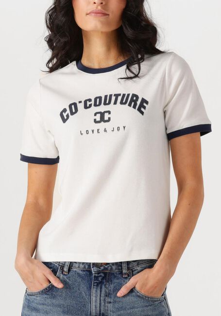 Donkerblauwe CO'COUTURE T-shirt EDGE TEE - large
