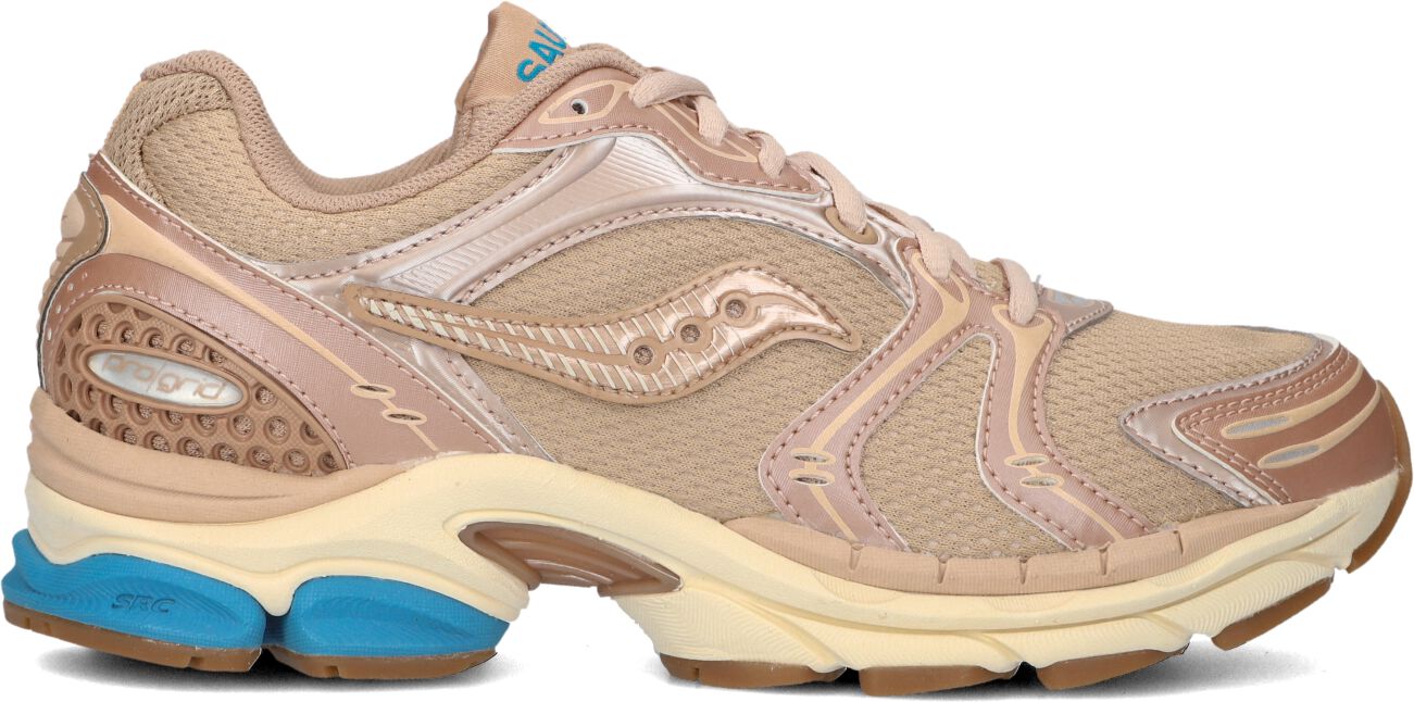 Saucony Lage Sneakers Dames Progrid Triumph 4, Maat: 37, Materiaal: Suède, Kleur: Roze