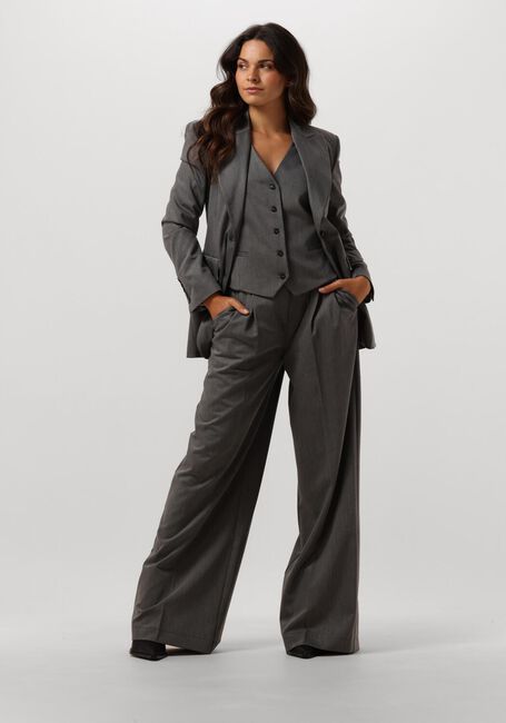 Grijze JANICE Wijde broek DOLLAR - large