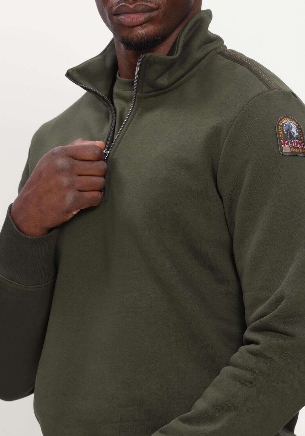 Donkergroene PARAJUMPERS Trui BROAD PEAK - large