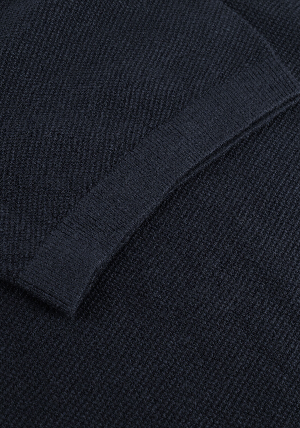 Donkerblauwe PROFUOMO T-shirt T-SHIRT CREW NECK COTTON LINEN - large