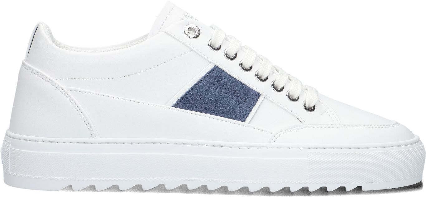 Mason Garments Lage Sneakers Heren Tia Sportiva, Maat: 40, Materiaal: Leer, Kleur: Wit