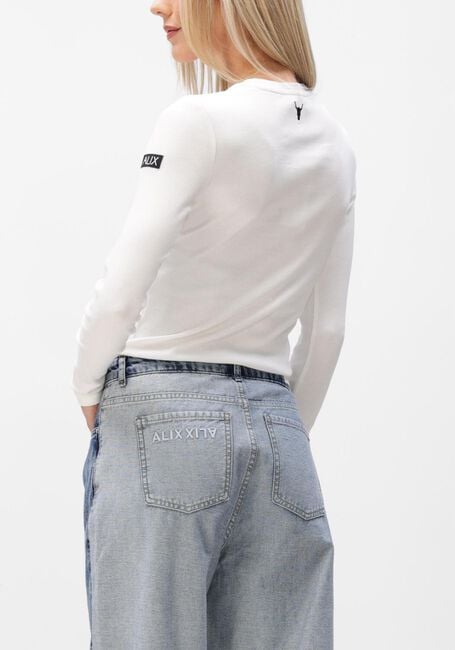 Witte ALIX THE LABEL Tops & T-shirts LADIES KNITTED LONGSLEEVE TOP - large