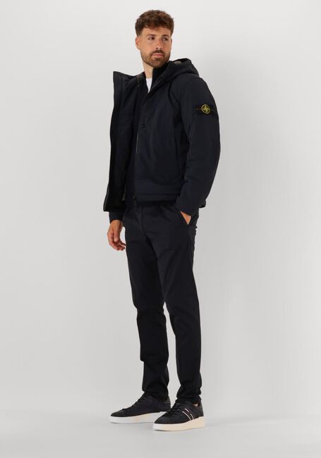Zwarte STONE ISLAND Gewatteerde jas JACKET - large