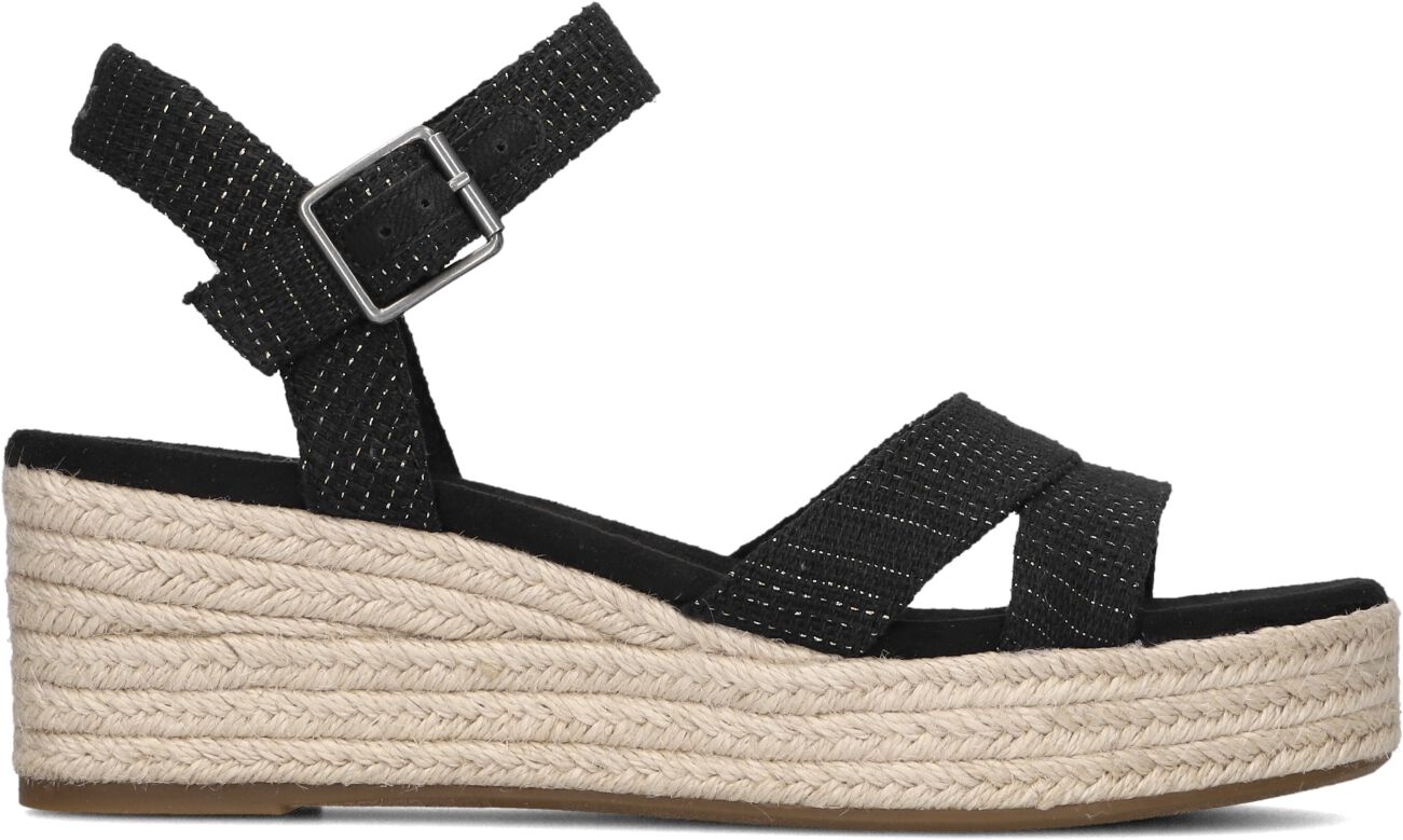Toms Sandalen
Dames Audrey, Maat: 42, Materiaal: Textiel, Kleur: Zwart