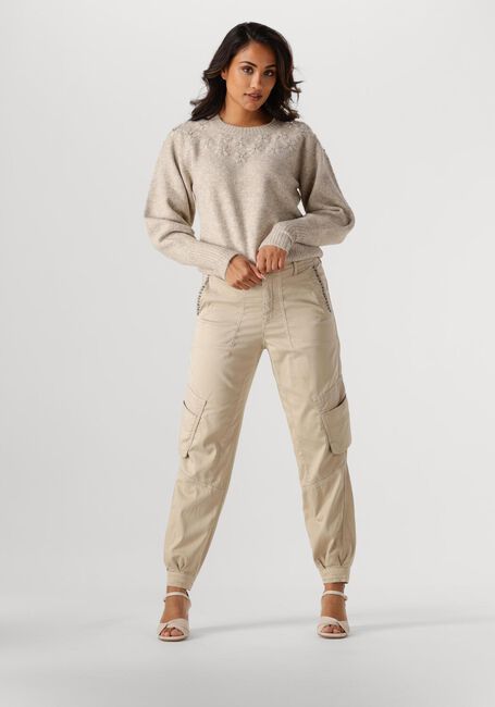 Beige SUMMUM Cargobroeken CARGO PANTS SOFT STRETCH - large